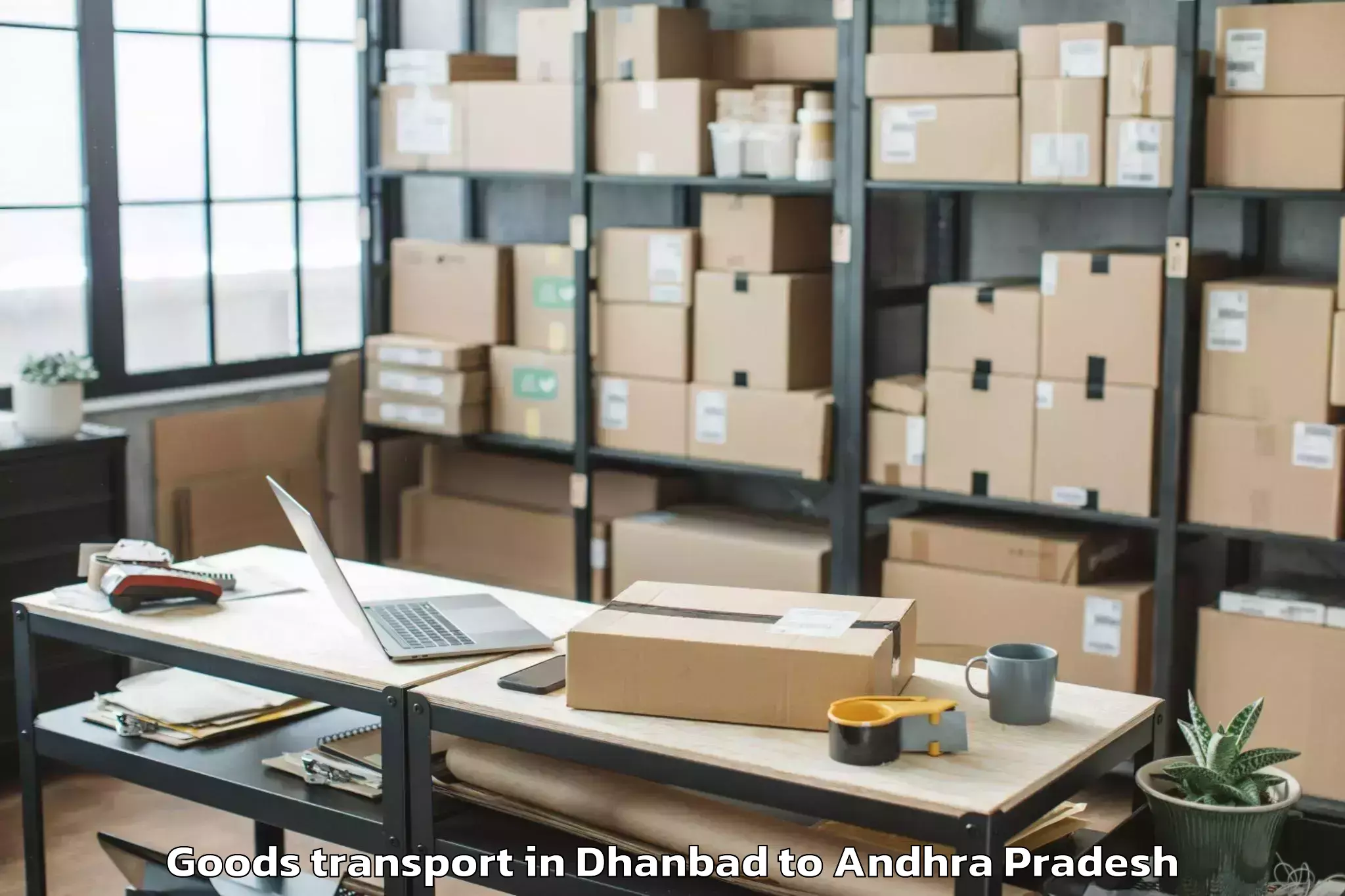 Expert Dhanbad to Konduru Goods Transport